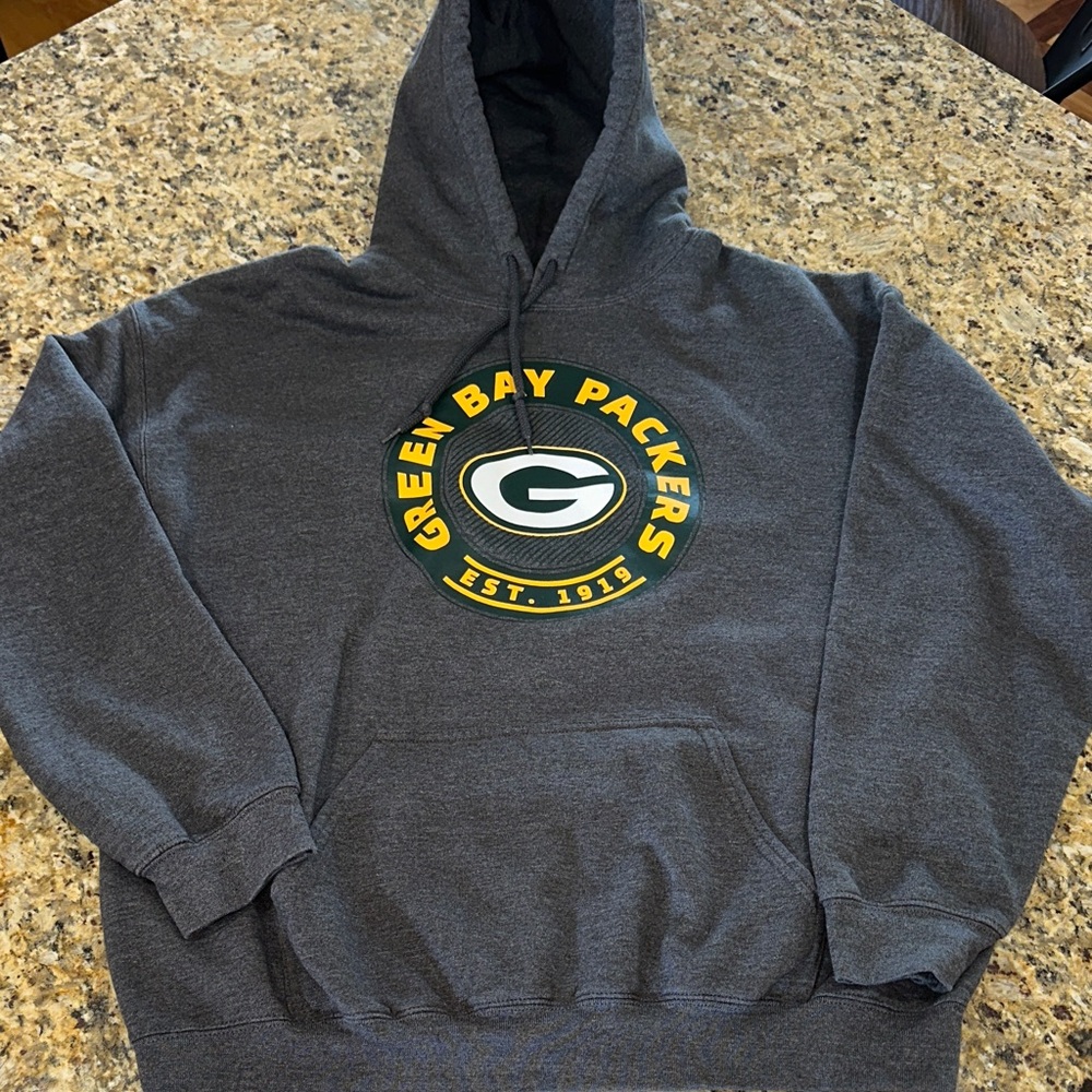 NFL Green Bay Packers Charcoal Hoodie